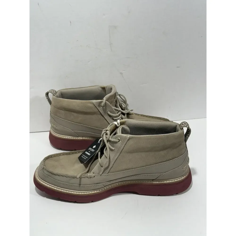 Sperry Men's Authentic Plushwave Birch Lug‎ Chukka Boots STS24469 Tan Size 12